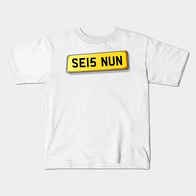 SE15 NUN Nunhead Kids T-Shirt by We Rowdy